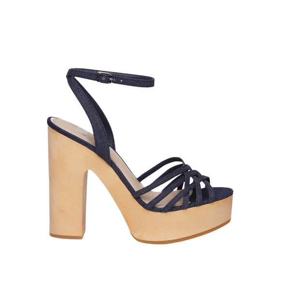 PAIGE Shoes - NEW PAIGE chelsey woven platform sandal in indigo denim